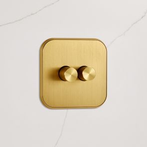 2G Dimmer Light Switch (150W) in Gold