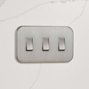 3G Rocker Light Switch (20A) in Silver