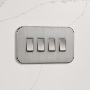 4G Rocker Light Switch (20A) in Silver