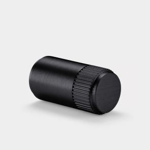 Brass Linear Cylinder Pulls in Black