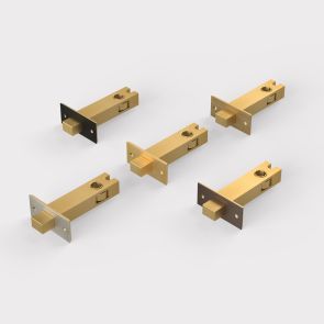 3" Tubular Bathroom Deadbolt Latches