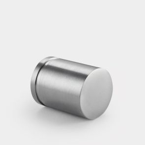 Brass Cylinder Pulls in Silver