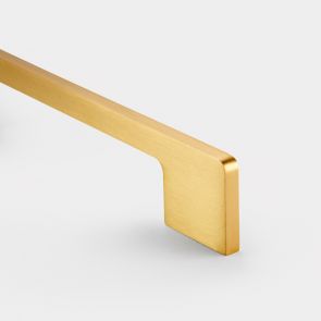 Brass Slimline Cabinet Handles in Gold