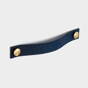 Leather Strap Pulls with Studs