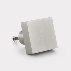  Silver Brass Square Door Knobs