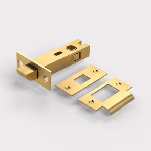 Brass Tubular Latch in Satin Brass - 3"