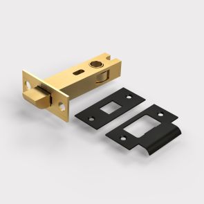 Brass Tubular Latch in Black - 3"