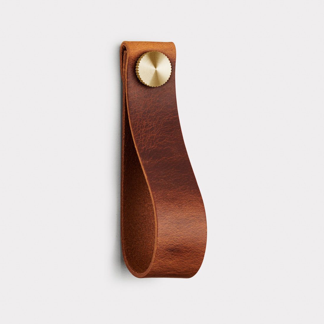 Leather pull handles top