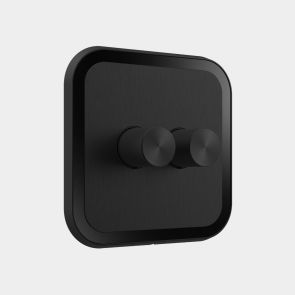 2G Two Way Dimmer Switch (150W) Black / Black Gloss