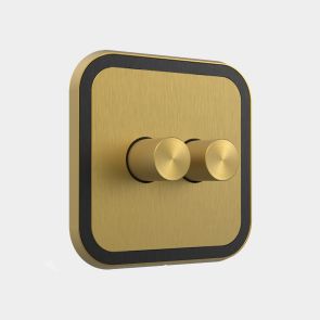 2G Two Way Dimmer Switch (150W) Gold / Black