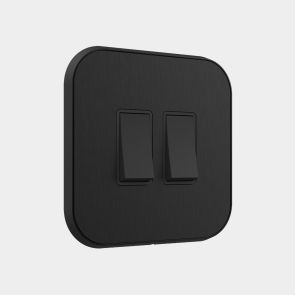2G Two Way Rocker Switch (20A) Black