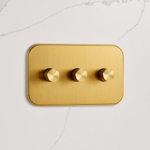 3G Dimmer Light Switch (150W) in Gold