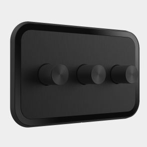 3G Two Way Dimmer Switch (150W) Black / Black Gloss