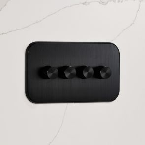 4G Dimmer Light Switch (150W) in Black