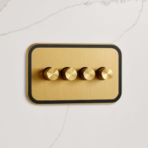 4G Dimmer Light Switch (150W) in Gold & Black
