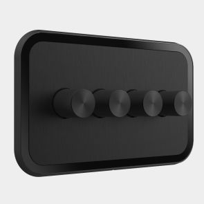 4G Two Way Dimmer Switch (150W) Black / Black Gloss
