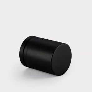 Brass Cylinder Pulls in Black