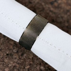 Brass Napkin Ring in Antique Gold