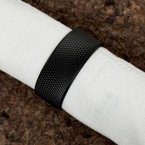 Brass Napkin Ring in Black