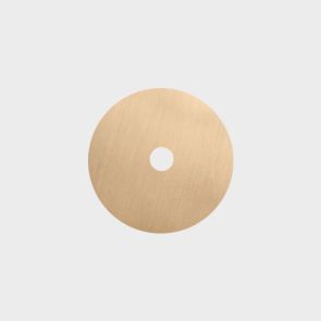 Brass Backplate - Gold - Round 