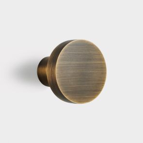  Brass Coat Hook in Antique Gold