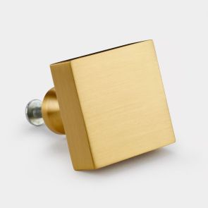 Gold Brass Square Door Knobs