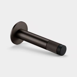 Brass Linear Wall Mounted Door Stops in Bronze