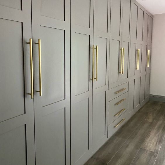Brass Cabinet Door Pull Handles Gold