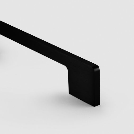Bar Handles Slimline Black 640mm