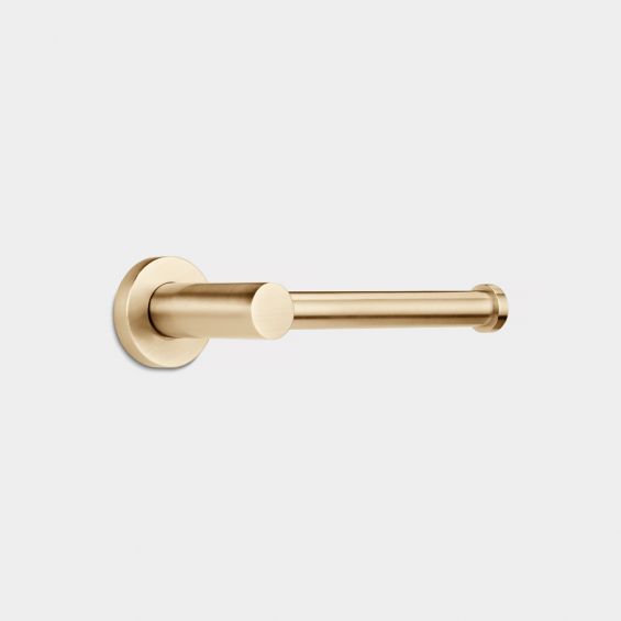 Brass Toilet Roll Holder - Gold