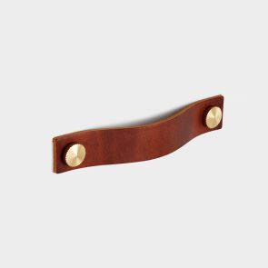 Leather Handle - Brown - Hole Centre 120mm